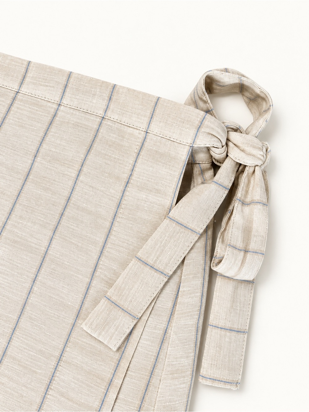 J.Crew Linen Blend Striped Wrap Skirt – Size 12
